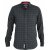 D555 Taylor Long Sleeve Shirt Charcoal - Πουκάμισα - Aνδρικά πουκαμισα μεγαλα μεγάλα μεγέθη