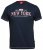 D555 Thornton Embroidery T-shirt Navy - Μακό μπλουζάκια - Aνδρικά μπλουζεσ μεγάλα μεγέθη