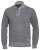D555 Zane Sweater Grey - φούτερ/Φούτερ με κουκούλα - φούτερ/Φούτερ με κουκούλα ανδρικά μεγάλα μεγέθη 