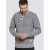 D555 Zane Sweater Grey - φούτερ/Φούτερ με κουκούλα - φούτερ/Φούτερ με κουκούλα ανδρικά μεγάλα μεγέθη 