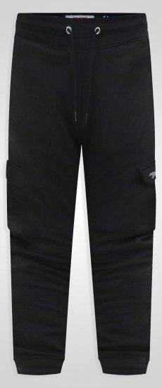 D555 Dexter 1 Cargo Jogger With Bear Embroidery TALL Μαύρο - TALL Αθλητικές φόρμες - Φόρμες TALL για Ψηλούς Άνδρες