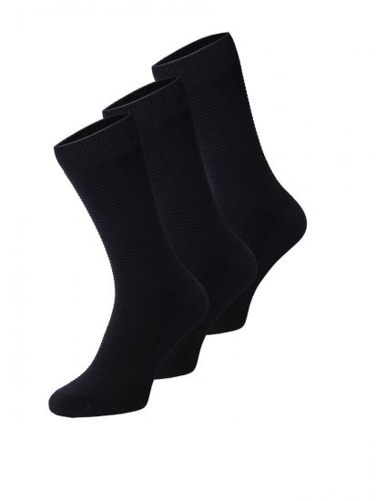 Jack & Jones Fipo Κάλτσες Μαύρο 3-pack - Εσώρουχα/Μαγιό - Aνδρικά Εσώρουχα μεγάλα μεγέθη