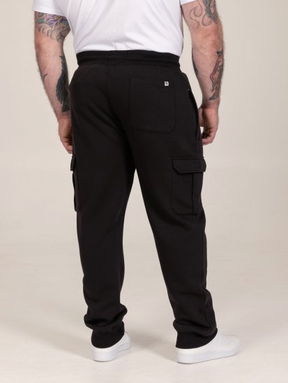 D555 Dexter 1 Cargo Jogger With Bear Embroidery TALL Μαύρο - TALL Αθλητικές φόρμες - Φόρμες TALL για Ψηλούς Άνδρες