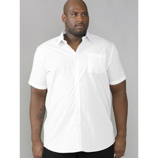 D555 Delmar Easy Iron-Shirt White - Πουκάμισα - Aνδρικά πουκαμισα μεγαλα μεγάλα μεγέθη