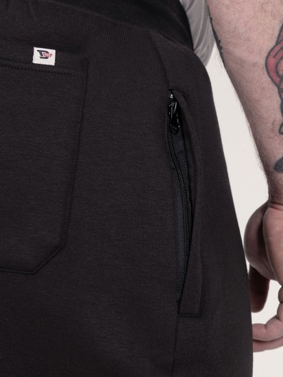 D555 Dexter 1 Cargo Jogger With Bear Embroidery TALL Μαύρο - TALL Αθλητικές φόρμες - Φόρμες TALL για Ψηλούς Άνδρες