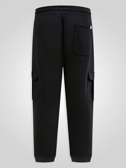 D555 Dexter 1 Cargo Jogger With Bear Embroidery TALL Μαύρο - TALL Αθλητικές φόρμες - Φόρμες TALL για Ψηλούς Άνδρες