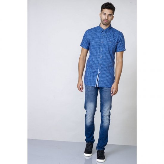 D555 Bobby Short Sleeve Shirt - Πουκάμισα - Aνδρικά πουκαμισα μεγαλα μεγάλα μεγέθη