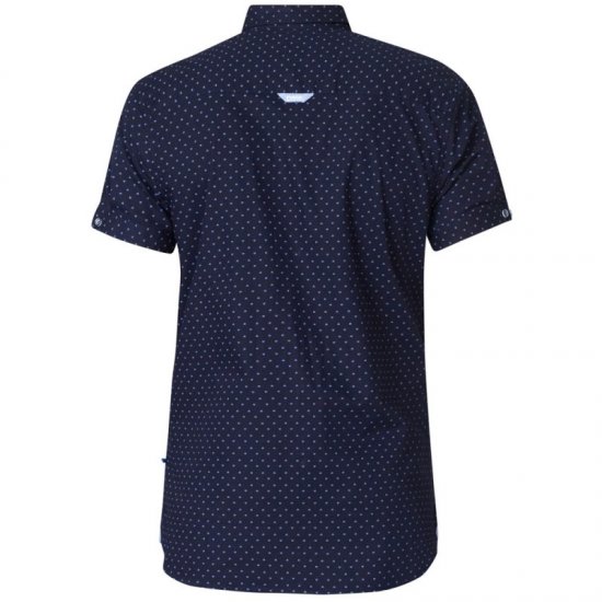 D555 Kurt Printed Short Sleeve Shirt - Πουκάμισα - Aνδρικά πουκαμισα μεγαλα μεγάλα μεγέθη