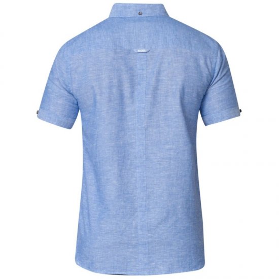 D555 Eric Linen Short Sleeve Shirt - Πουκάμισα - Aνδρικά πουκαμισα μεγαλα μεγάλα μεγέθη