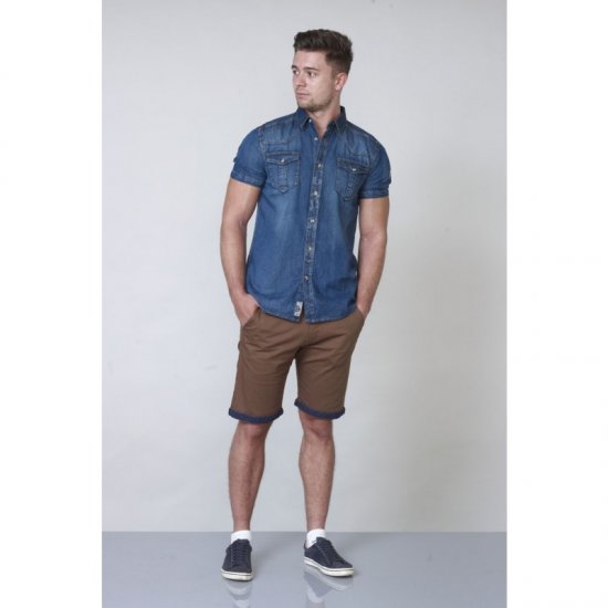 D555 Mike Denim Shirt - Πουκάμισα - Aνδρικά πουκαμισα μεγαλα μεγάλα μεγέθη