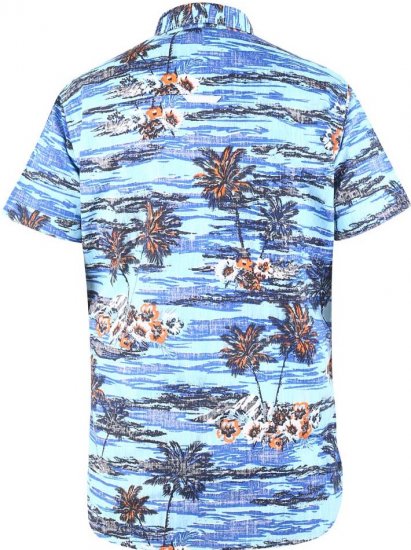 D555 CHARFORD Hawaiian Reverse Printed Shirt - Πουκάμισα - Aνδρικά πουκαμισα μεγαλα μεγάλα μεγέθη