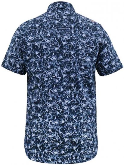 D555 Padbury Floral Ao Printed S/S Shirt Navy - Πουκάμισα - Aνδρικά πουκαμισα μεγαλα μεγάλα μεγέθη