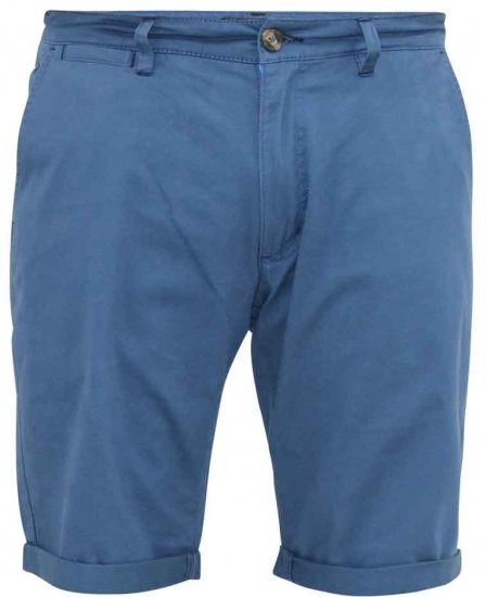D555 Nelson Stretch Chino Shorts Blue - Σορτς - Aνδρικεσ βερμουδεσ μεγαλα μεγάλα μεγέθη