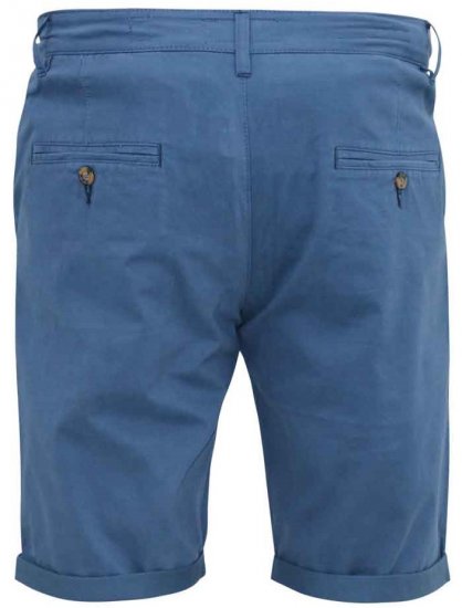 D555 Nelson Stretch Chino Shorts Blue - Σορτς - Aνδρικεσ βερμουδεσ μεγαλα μεγάλα μεγέθη
