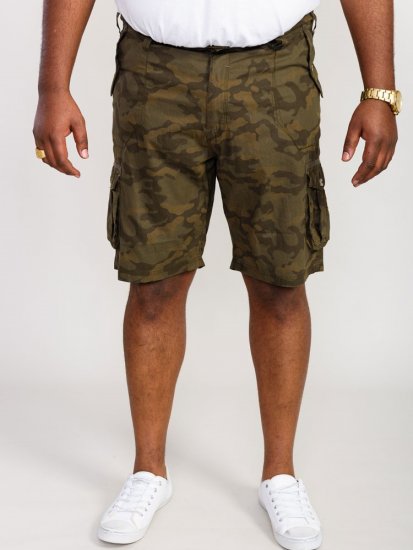 D555 Woobridge Camo Cotton Cargo Shorts - Σορτς - Aνδρικεσ βερμουδεσ μεγαλα μεγάλα μεγέθη