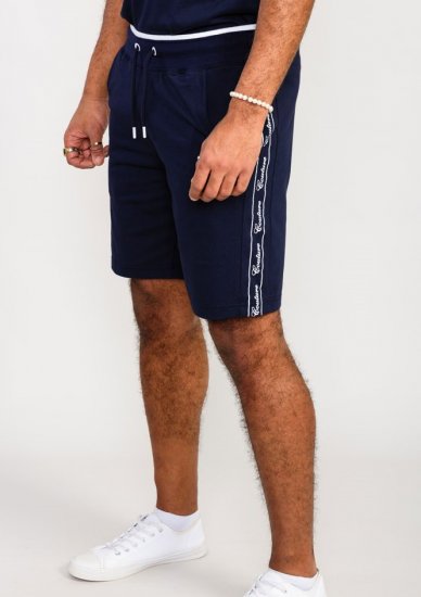 D555 Brantham Couture Elasticated Waistband Shorts Navy - Αθλητικές φόρμες/σορτσάκια - Αθλητικές Φόρμες ανδρικεσ μεγάλα μεγέθη
