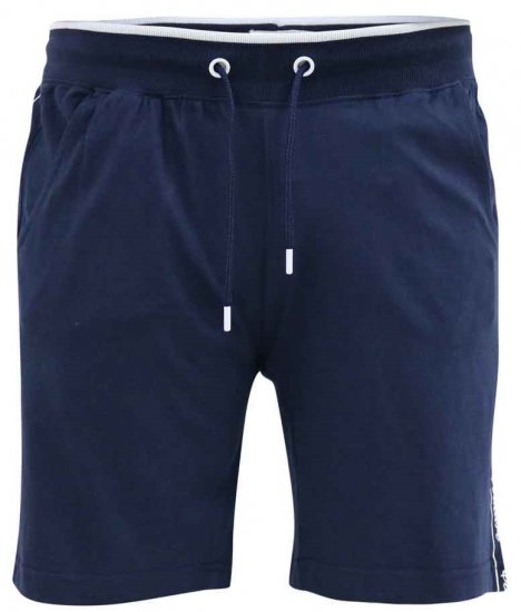 D555 Brantham Couture Elasticated Waistband Shorts Navy - Αθλητικές φόρμες/σορτσάκια - Αθλητικές Φόρμες ανδρικεσ μεγάλα μεγέθη