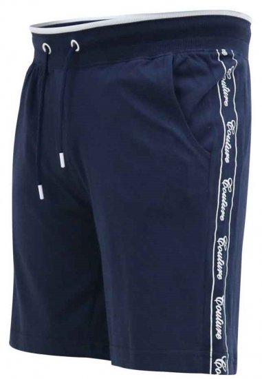 D555 Brantham Couture Elasticated Waistband Shorts Navy - Αθλητικές φόρμες/σορτσάκια - Αθλητικές Φόρμες ανδρικεσ μεγάλα μεγέθη