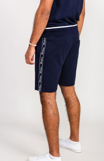 D555 Brantham Couture Elasticated Waistband Shorts Navy - Αθλητικές φόρμες/σορτσάκια - Αθλητικές Φόρμες ανδρικεσ μεγάλα μεγέθη