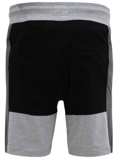 D555 Kirton Couture Elasticated Waistband Shorts Black/Charcoal - Αθλητικές φόρμες/σορτσάκια - Αθλητικές Φόρμες ανδρικεσ μεγάλα μεγέθη
