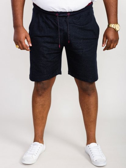 D555 Tunstall Elasticated Waist Sweatshorts Denim - Αθλητικές φόρμες/σορτσάκια - Αθλητικές Φόρμες ανδρικεσ μεγάλα μεγέθη