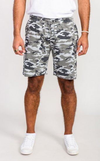 D555 Carlton Elasticated Waist Jersey Camo Shorts - Αθλητικές φόρμες/σορτσάκια - Αθλητικές Φόρμες ανδρικεσ μεγάλα μεγέθη