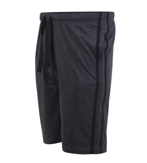 D555 Ryan Jersey Shorts 2-pack Black/Charcoal - Αθλητικές φόρμες/σορτσάκια - Αθλητικές Φόρμες ανδρικεσ μεγάλα μεγέθη