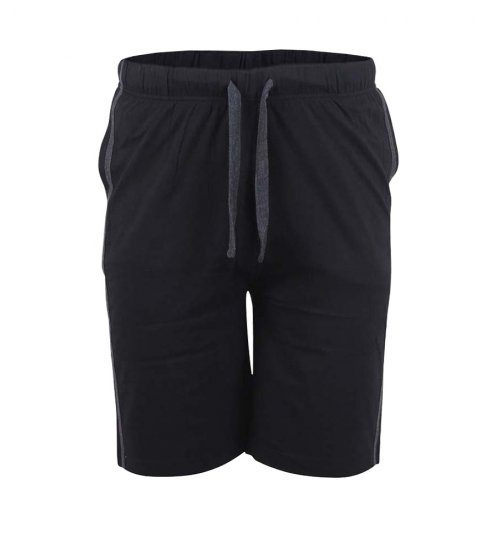 D555 Ryan Jersey Shorts 2-pack Black/Charcoal - Αθλητικές φόρμες/σορτσάκια - Αθλητικές Φόρμες ανδρικεσ μεγάλα μεγέθη