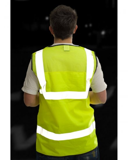 Leo Velator Mesh Back Waistcoat Hi-Vis Yellow - Ρούχα εργασίας - Aνδρικά ρούχα εργασίας μεγάλα μεγέθη