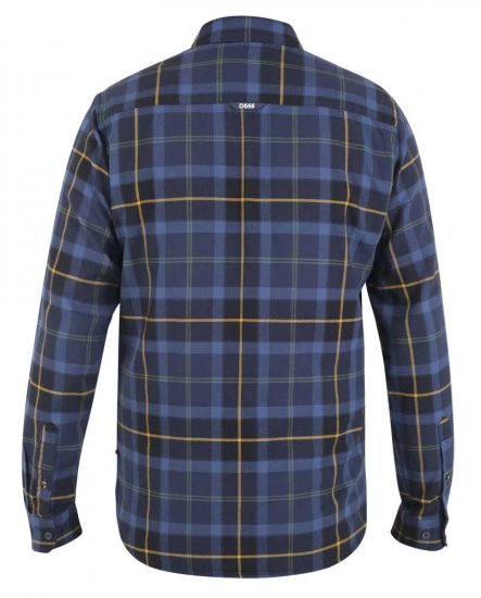 D555 Helston LS Flannel Shirt - Πουκάμισα - Aνδρικά πουκαμισα μεγαλα μεγάλα μεγέθη