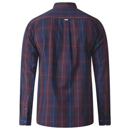 D555 Grady Long Sleeve Check Shirt - Πουκάμισα - Aνδρικά πουκαμισα μεγαλα μεγάλα μεγέθη