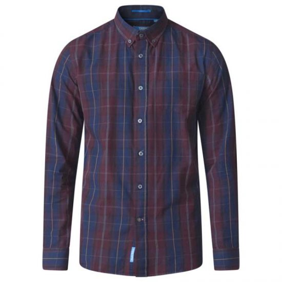 D555 Grady Long Sleeve Check Shirt - Πουκάμισα - Aνδρικά πουκαμισα μεγαλα μεγάλα μεγέθη