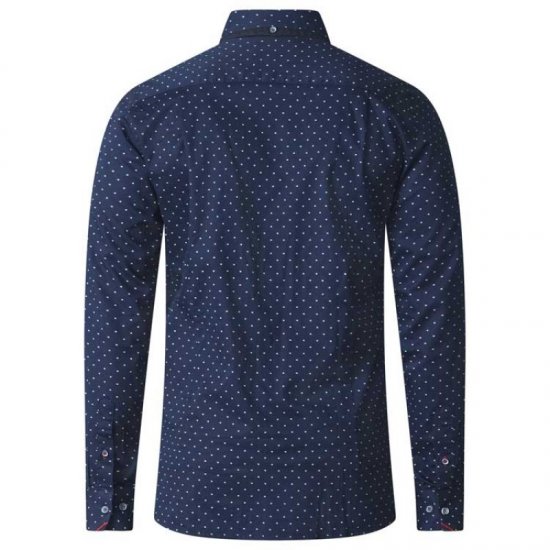 D555 Rashard Long Sleeve Printed Shirt - Πουκάμισα - Aνδρικά πουκαμισα μεγαλα μεγάλα μεγέθη