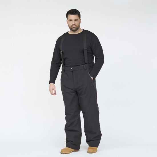 North Latitude Ski pant Black - Ρούχα Σκι - Ανδρικά Ρούχα Σκι & Χειμώνα σε Μεγάλα Μεγέθη