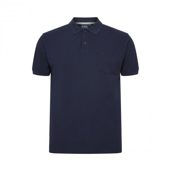 North Latitude Polo Navy Blue - Πόλο μπλουζάκια - Aνδρικά μπλουζακια πολο μεγάλα μεγέθη