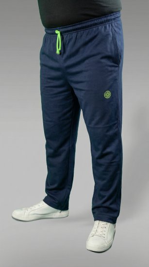 20 Nodi Libeccio Long Leg Sports Pants in Combed Cotton Jersey Navy - Αθλητικές φόρμες/σορτσάκια - Αθλητικές Φόρμες ανδρικεσ μεγάλα μεγέθη