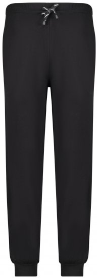 Adamo Jakob Pyjama Pants with Cuffs Black - Εσώρουχα/Μαγιό - Aνδρικά Εσώρουχα μεγάλα μεγέθη