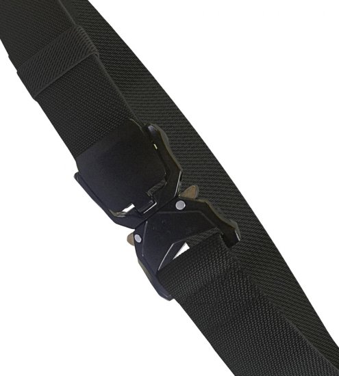 D555 Dale Tactical Stretch Webbing Belt with Heavy Duty Quick Release Buckle Black - Ζώνες - Ανδρικές ζώνες μεγάλα μεγέθη