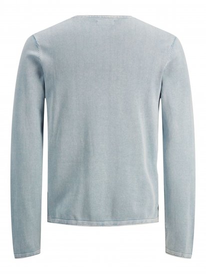Jack & Jones JJELEO Knit Faded Denim - φούτερ/Φούτερ με κουκούλα - φούτερ/Φούτερ με κουκούλα ανδρικά μεγάλα μεγέθη 