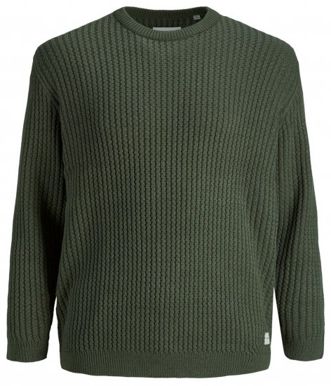 Jack & Jones JCOBRANDON Knit Forest - φούτερ/Φούτερ με κουκούλα - φούτερ/Φούτερ με κουκούλα ανδρικά μεγάλα μεγέθη 