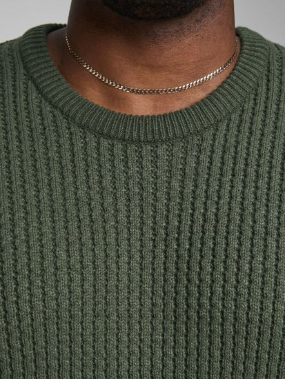 Jack & Jones JCOBRANDON Knit Forest - φούτερ/Φούτερ με κουκούλα - φούτερ/Φούτερ με κουκούλα ανδρικά μεγάλα μεγέθη 