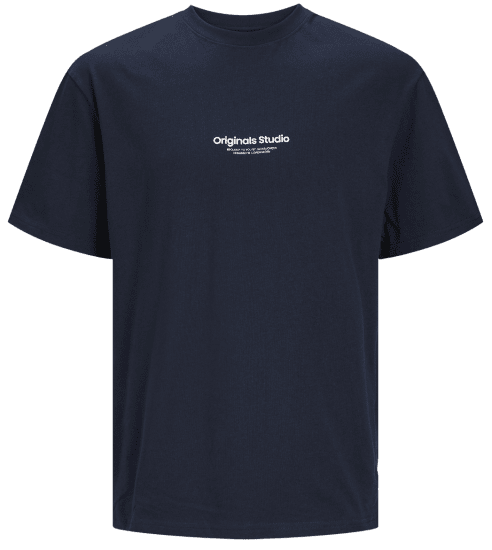 Jack & Jones JORVESTERBRO T-Shirt Sky Captain - Μακό μπλουζάκια - Aνδρικά μπλουζεσ μεγάλα μεγέθη