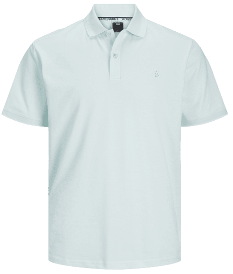 Jack & Jones JCOHASS LOGO Polo Soothing Sea - Πόλο μπλουζάκια - Aνδρικά μπλουζακια πολο μεγάλα μεγέθη