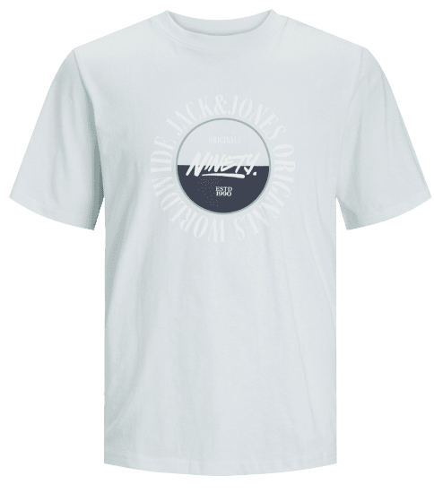 Jack & Jones JORCOBIN T-Shirt Skylight - Μακό μπλουζάκια - Aνδρικά μπλουζεσ μεγάλα μεγέθη