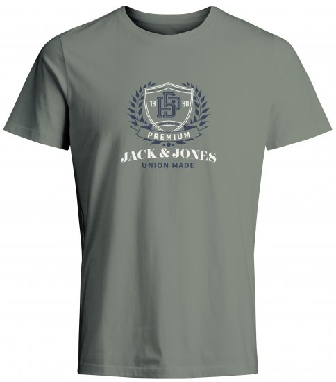 Jack & Jones JPRBLUCAMERON T-Shirt Laurel Wreath - Μακό μπλουζάκια - Aνδρικά μπλουζεσ μεγάλα μεγέθη