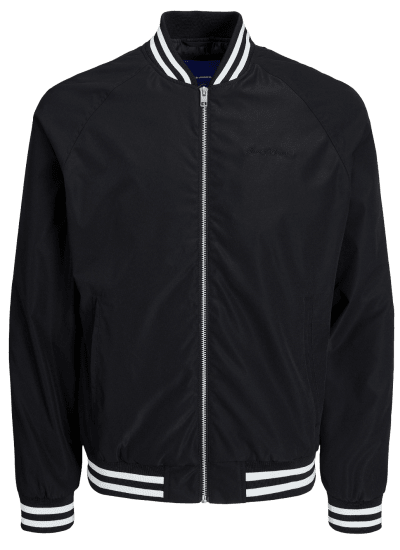 Jack & Jones JORLUCCA BOMBER Jacket Black - Μπουφάν - Aνδρικά μπουφαν μεγάλα μεγέθη