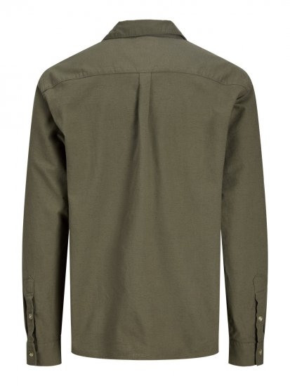 Jack & Jones Tristan Overshirt χακί - Πουκάμισα - Aνδρικά πουκαμισα μεγαλα μεγάλα μεγέθη