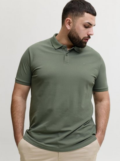 Jack & Jones Weston Μπλουζάκι Πόλο Πράσινο - Πόλο μπλουζάκια - Aνδρικά μπλουζακια πολο μεγάλα μεγέθη