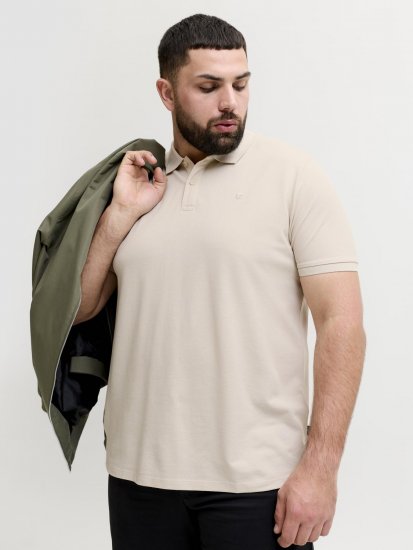 Jack & Jones Weston Μπλουζάκι Πόλο Ανοιχτό Μπεζ - Πόλο μπλουζάκια - Aνδρικά μπλουζακια πολο μεγάλα μεγέθη