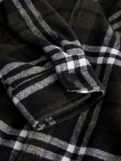 Jack & Jones Zac Teddy Πουκάμισο-τζάκετ Πράσινο - Μπουφάν - Aνδρικά μπουφαν μεγάλα μεγέθη